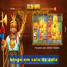 bingo em sala de aula